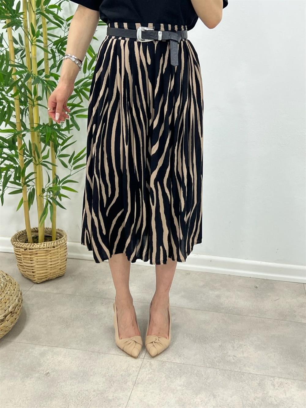 Zebra Desen Etek