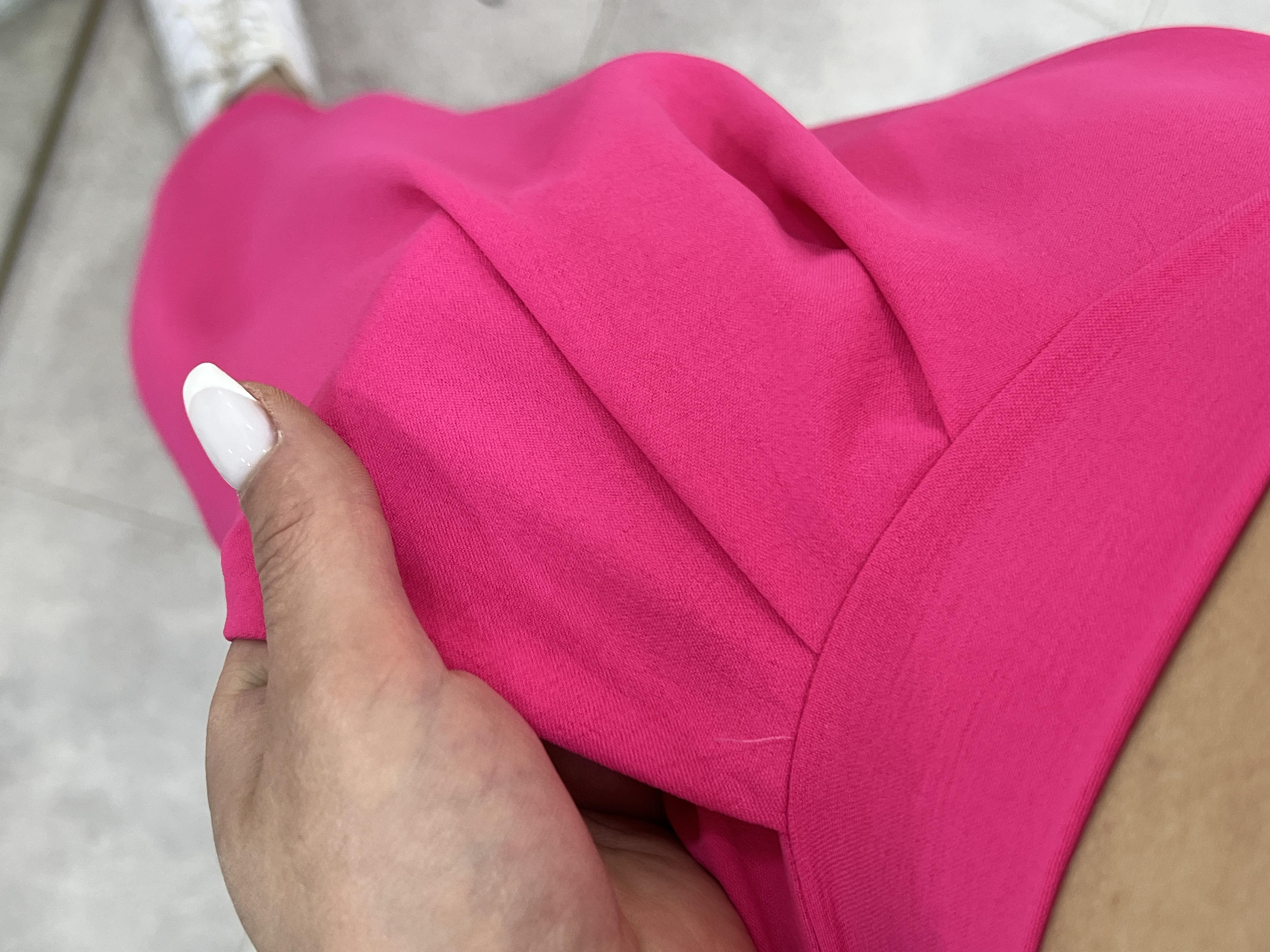 Ayrobi̇n Keten Şalvar Pantolon Pembe