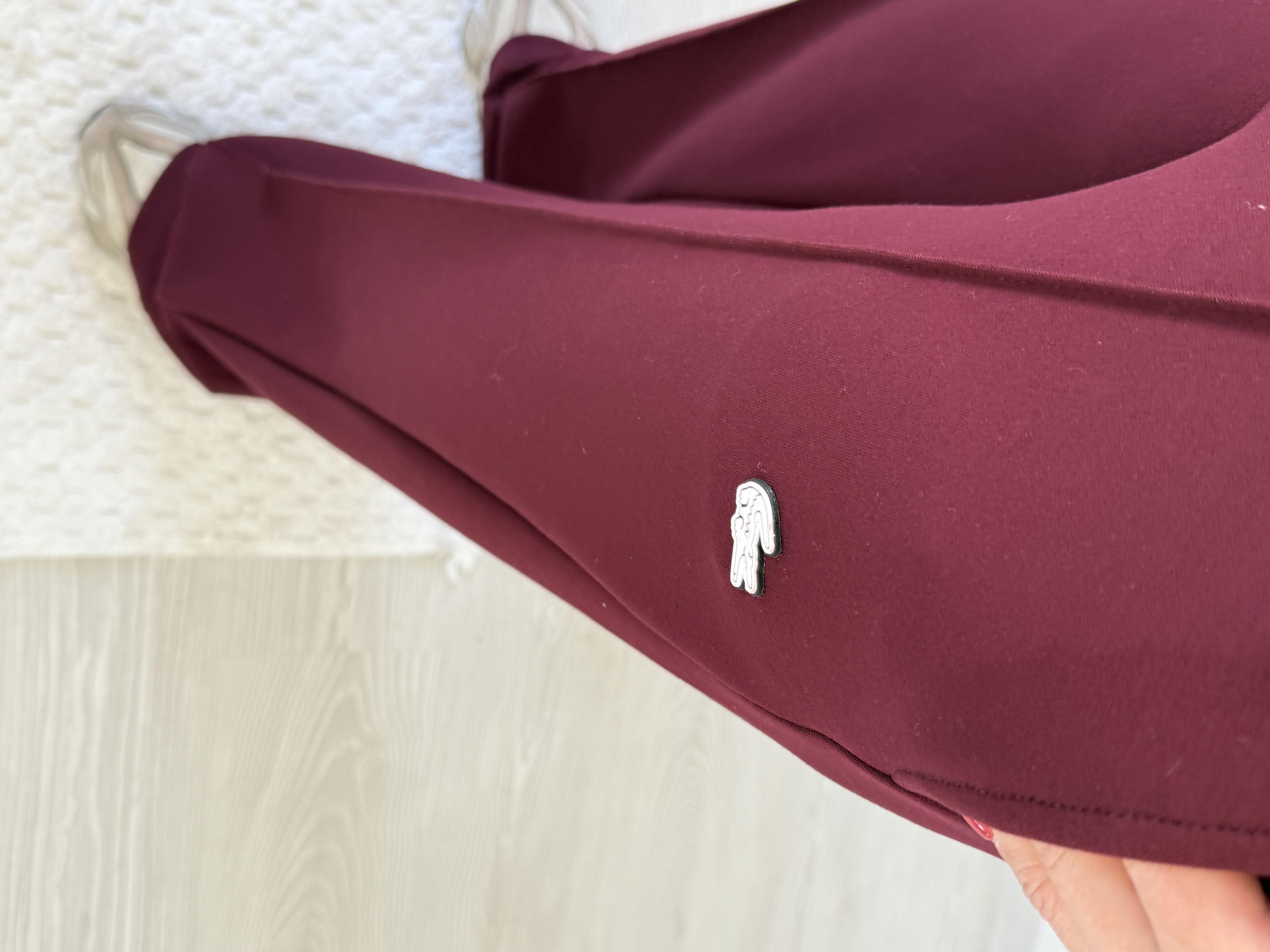 Beli̇ Lasti̇kli̇ Eşofman Alti Bordo