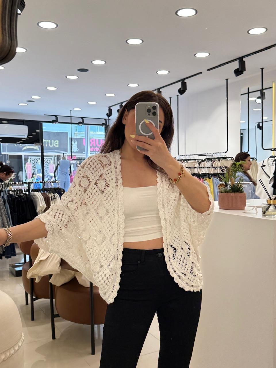 DANTELLİ TASARIM BOLERO