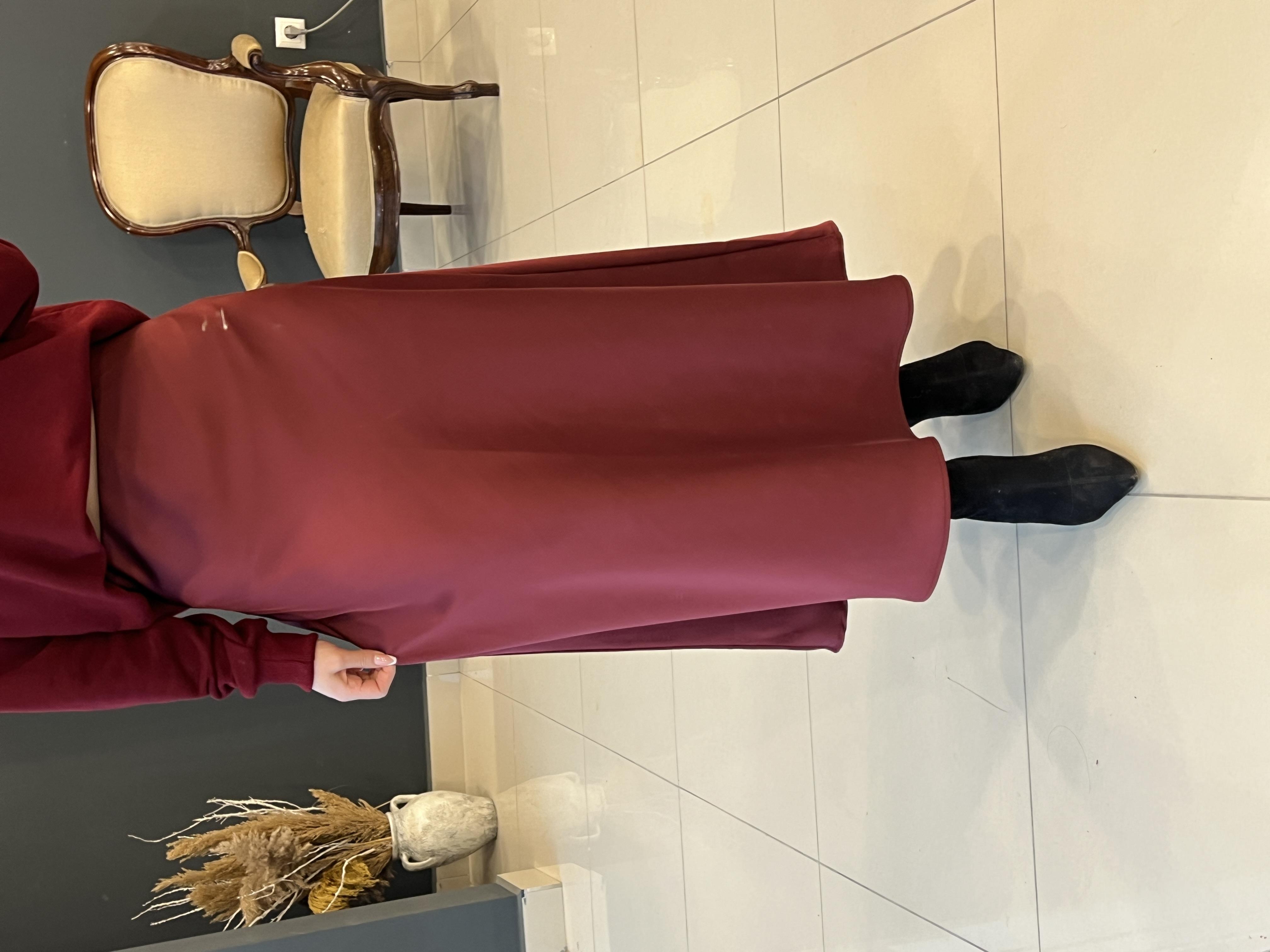 Eti̇ketli̇ Zr Saten Etek Bordo