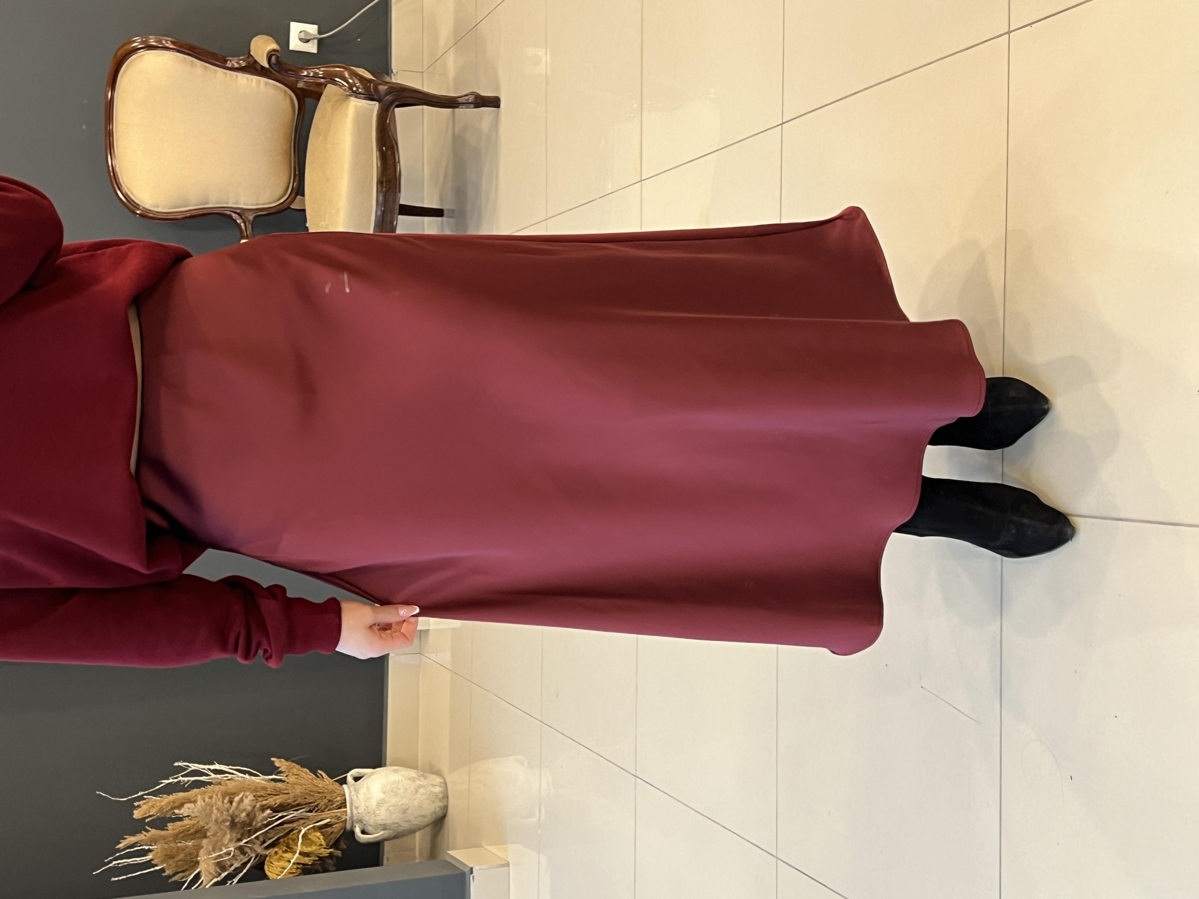 Eti̇ketli̇ Zr Saten Etek Bordo