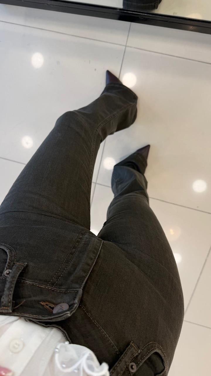 İspanyol Paça Toparlayici Pantolon HAKİ 