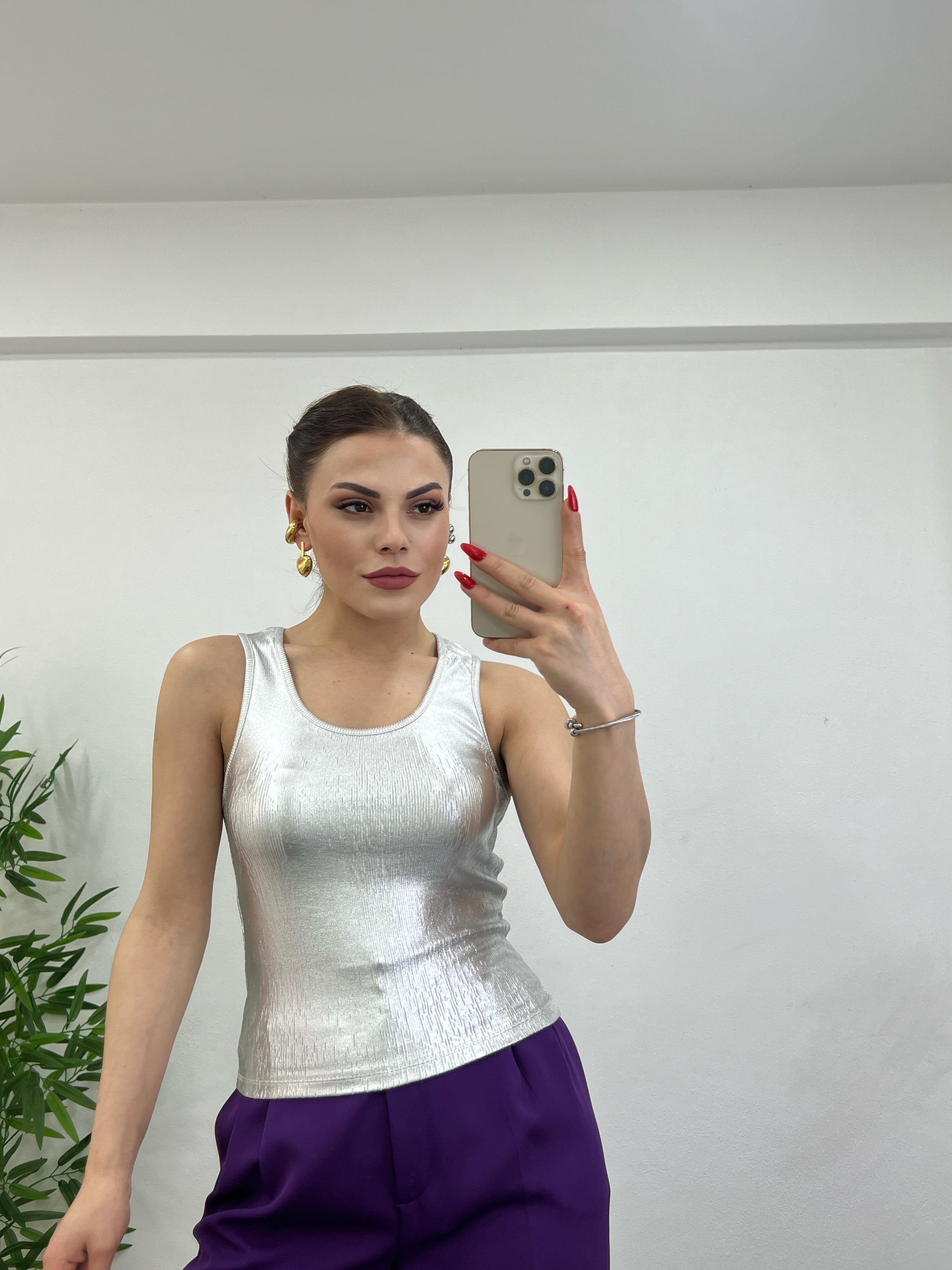 Kalin Askili Gümüş Varakli Atlet