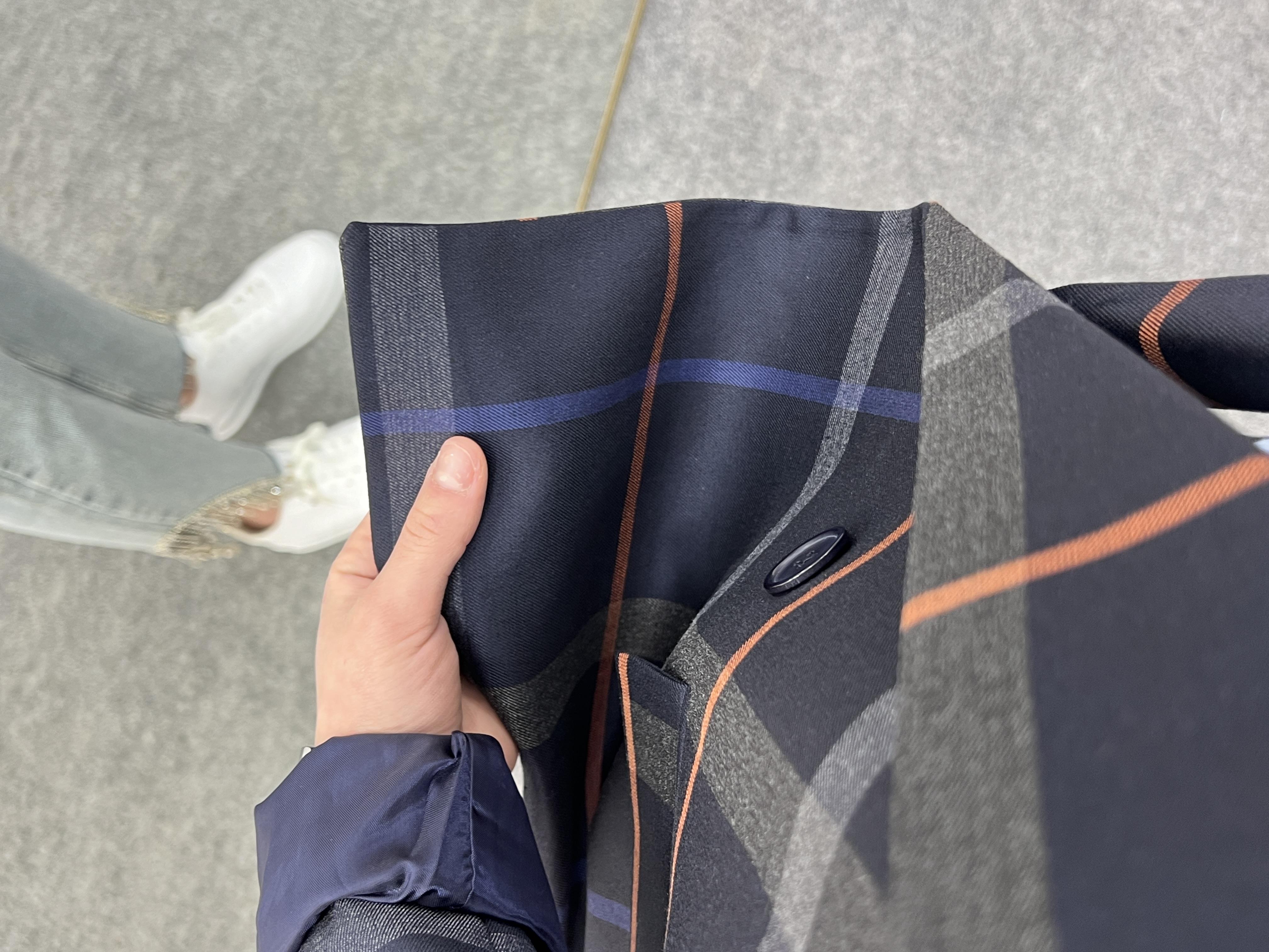 Laci̇vert Çi̇zgi̇li̇ Blazer