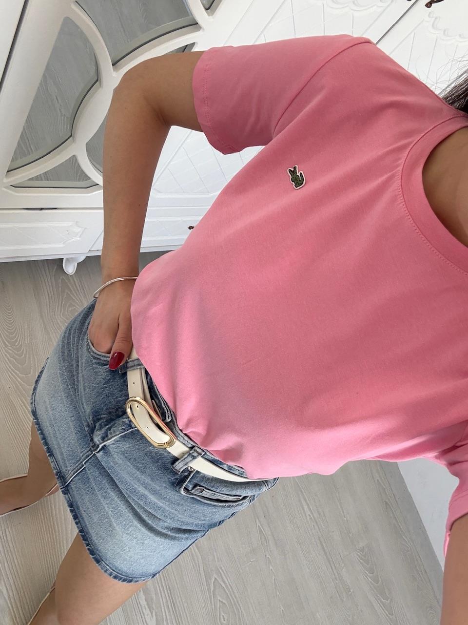 KISA KOL THİŞÖRT PEMBE