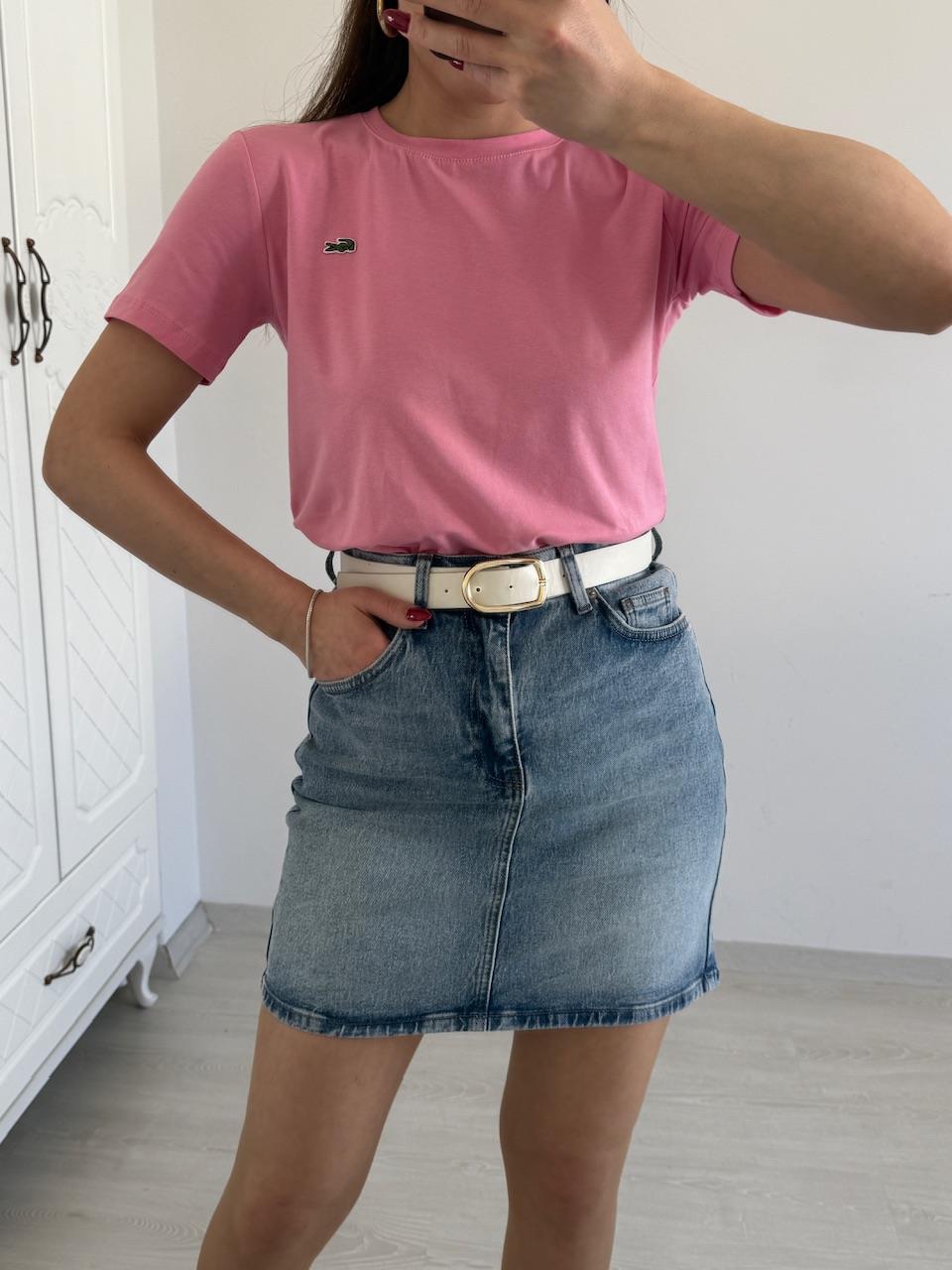 KISA KOL THİŞÖRT PEMBE