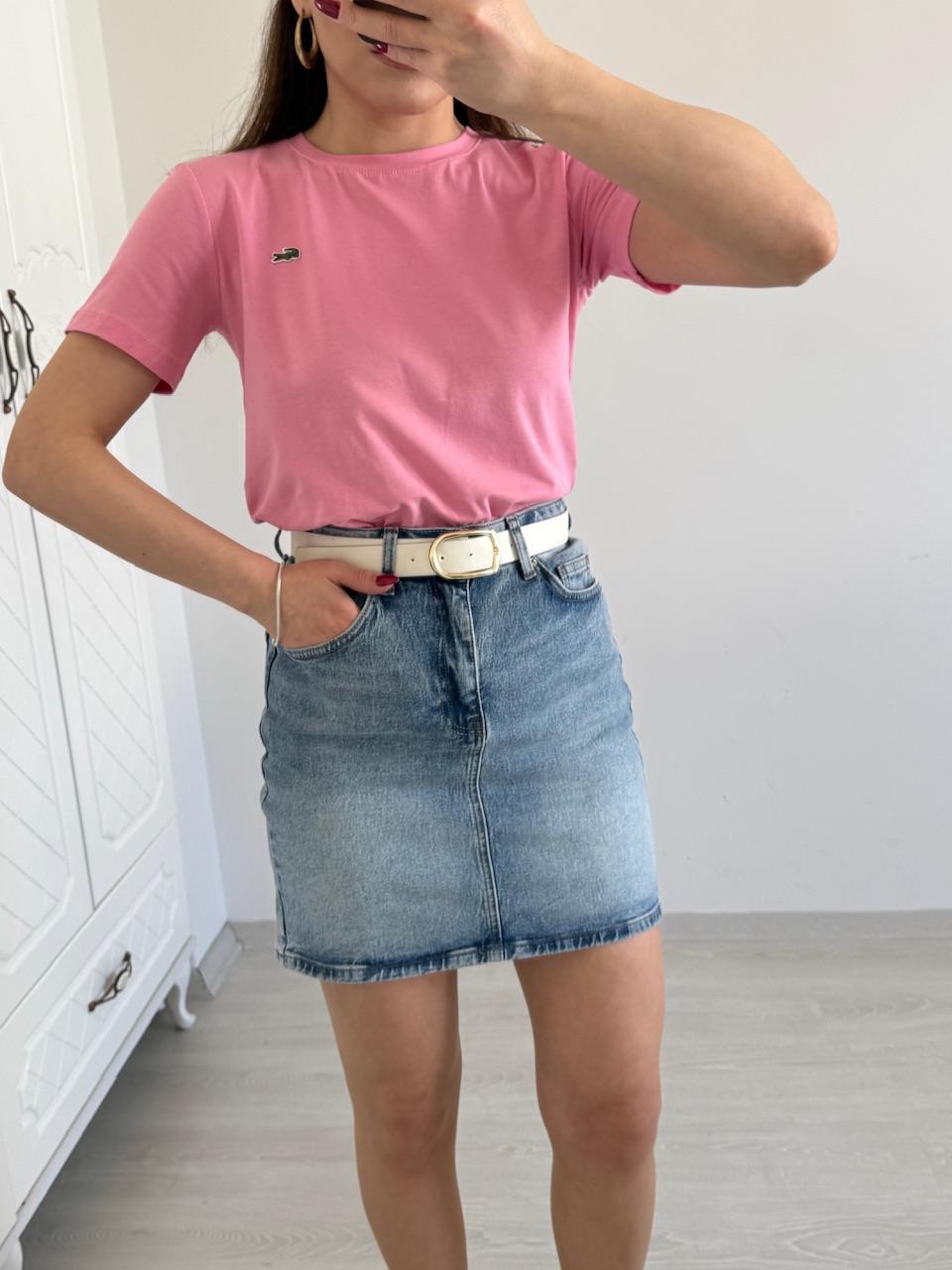 KISA KOL THİŞÖRT PEMBE