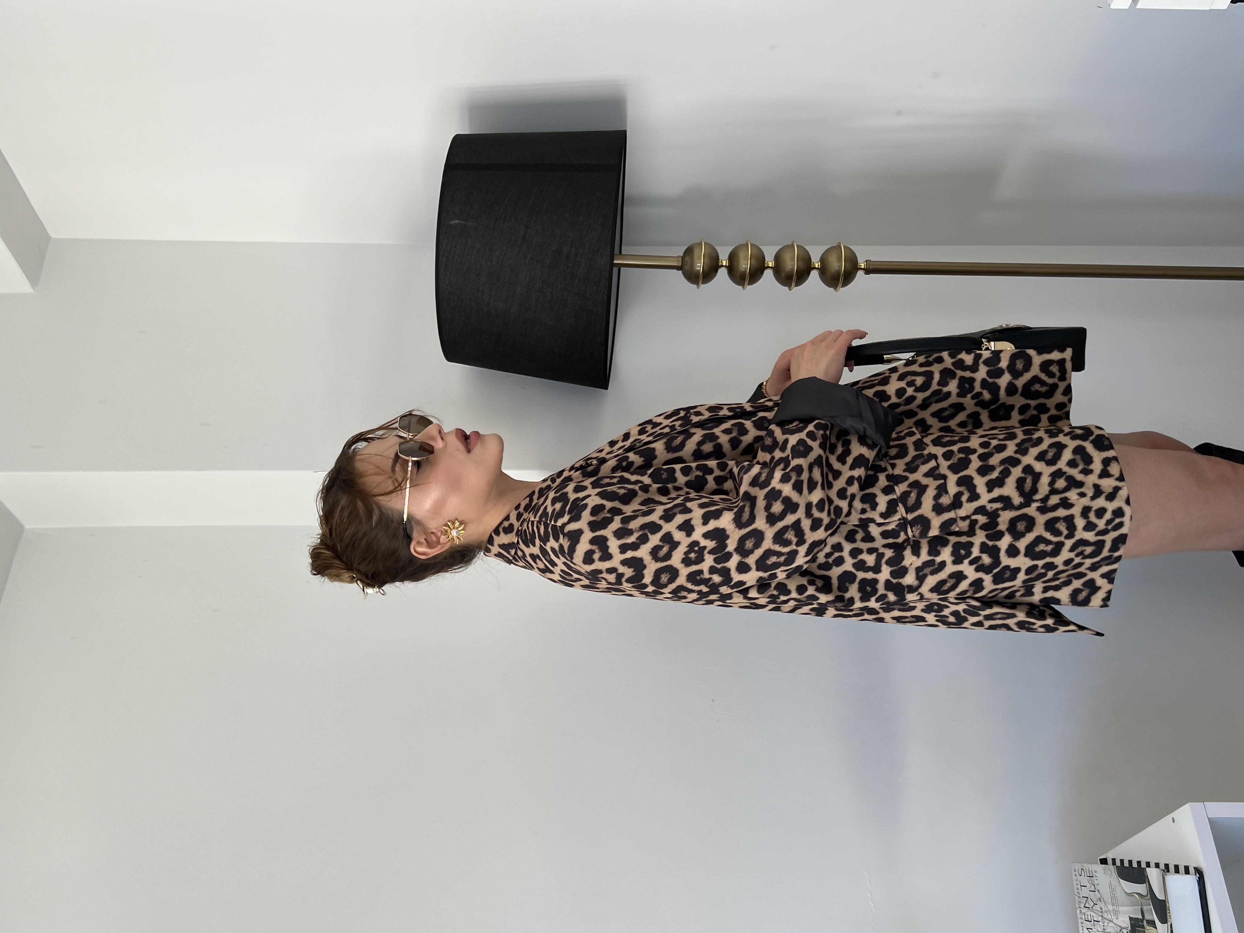 Leopar Astarli Ceket