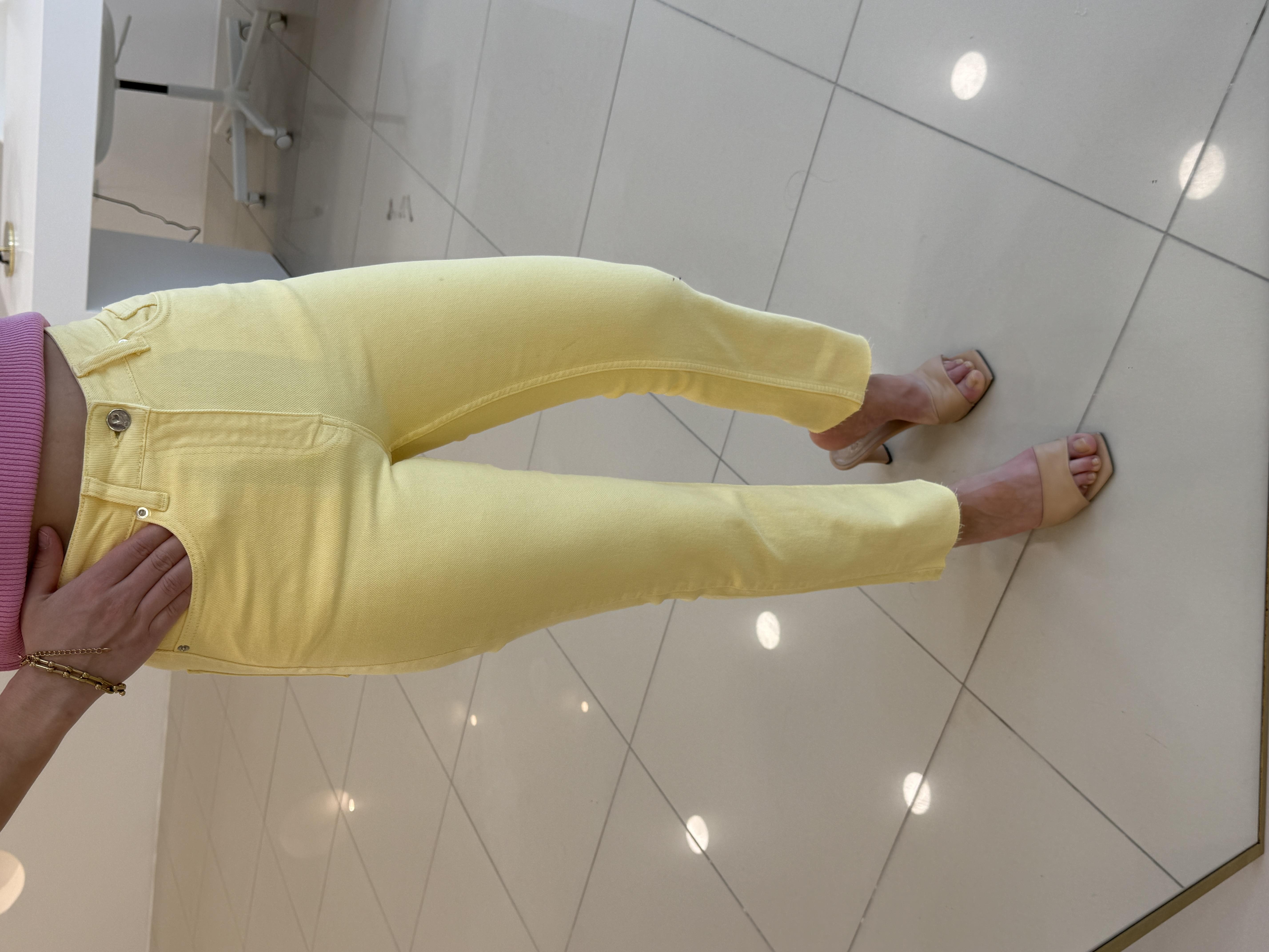 SARI Likralı Mom Jean