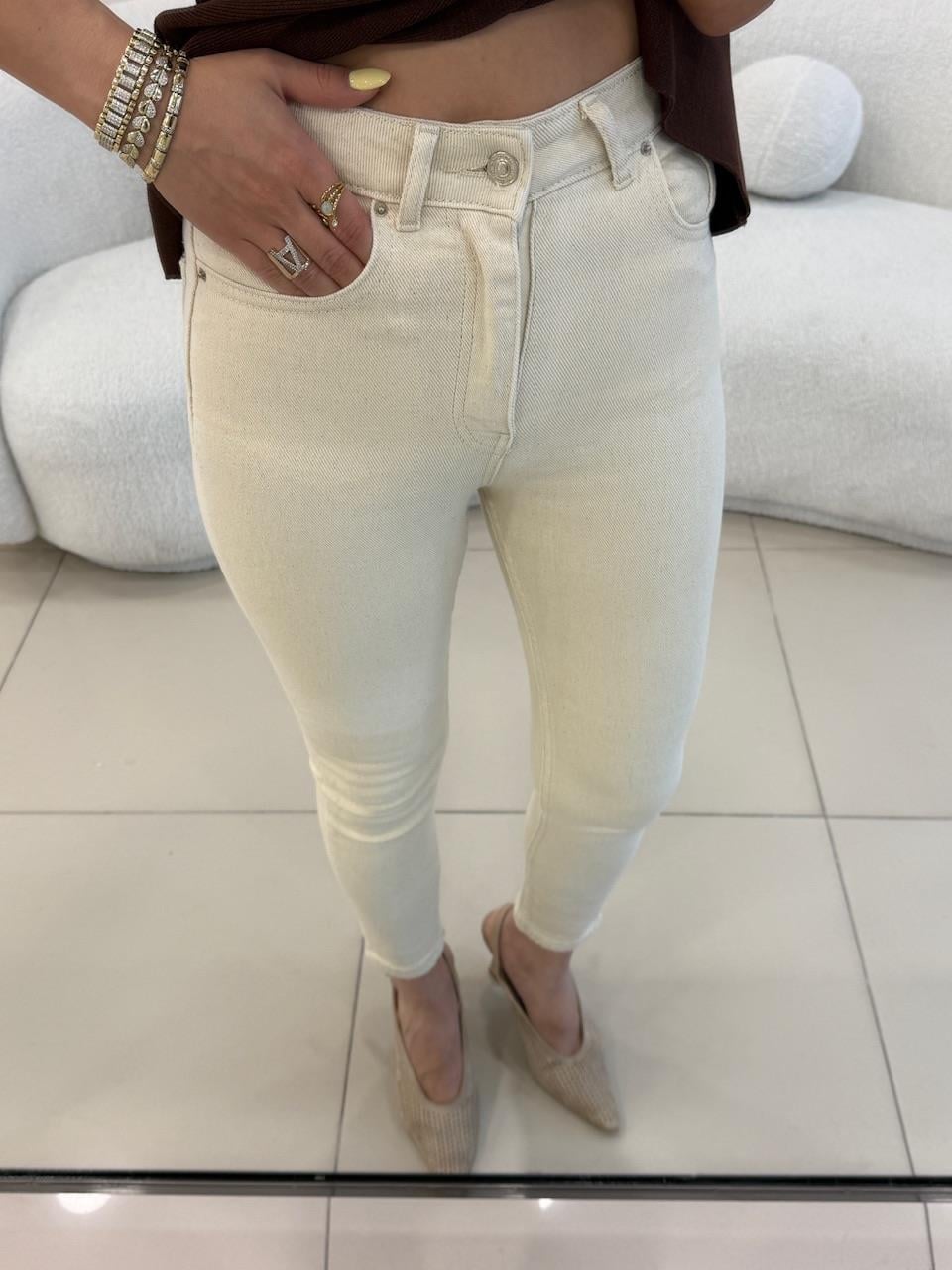 LİKRALI SKİNY JEAN EKRU