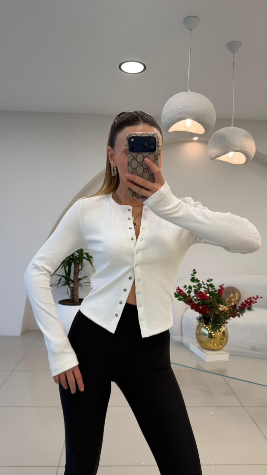 ÖNÜ FULL ÇITLI BADY BEYAZ
