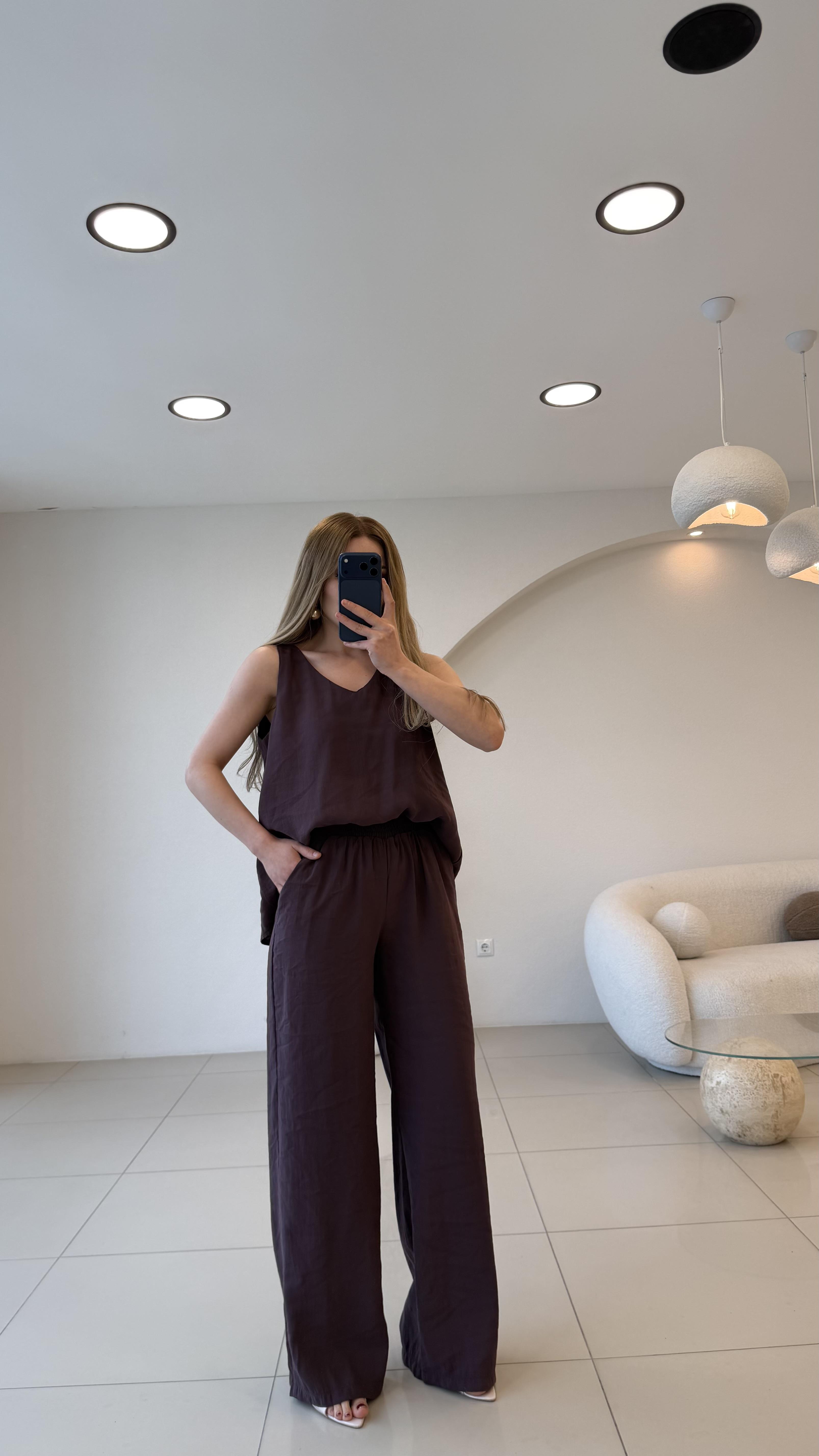 Tensel Premium İkili Takım Bordo 