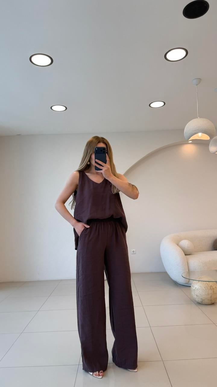 Tensel Premium İkili Takım Bordo 