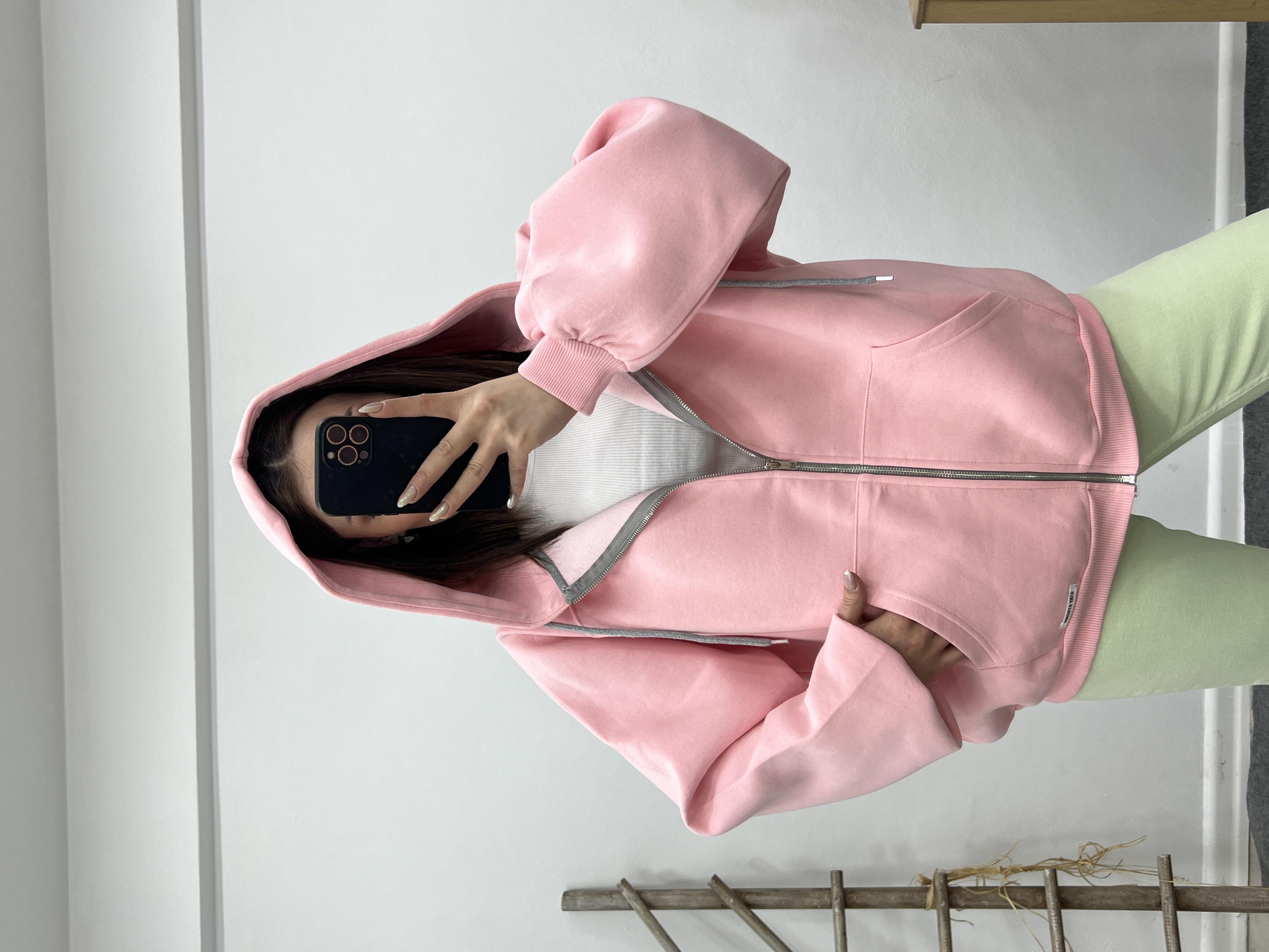 Toz Pembe Sweat Hirka