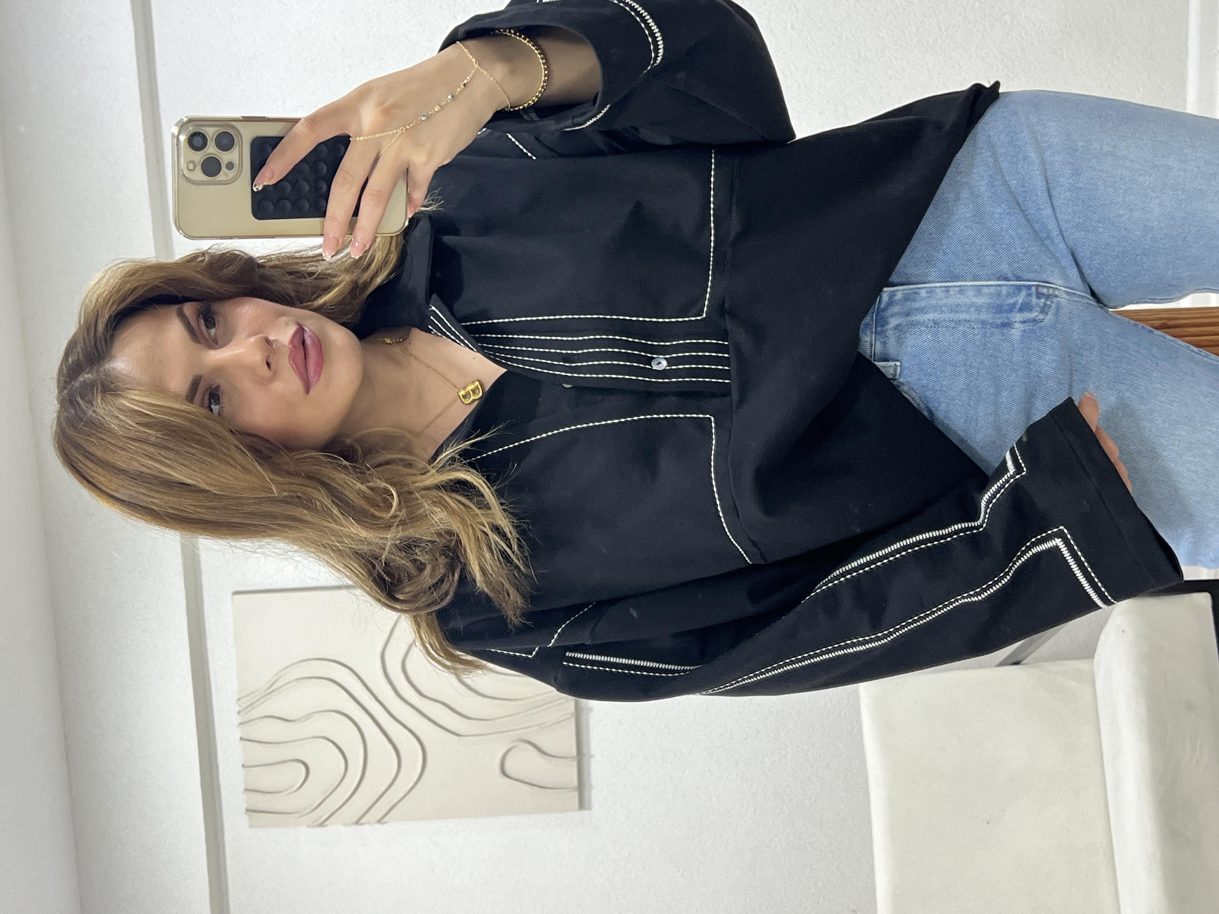 Twi̇st Model Di̇ki̇şli̇ Sweat Si̇yah