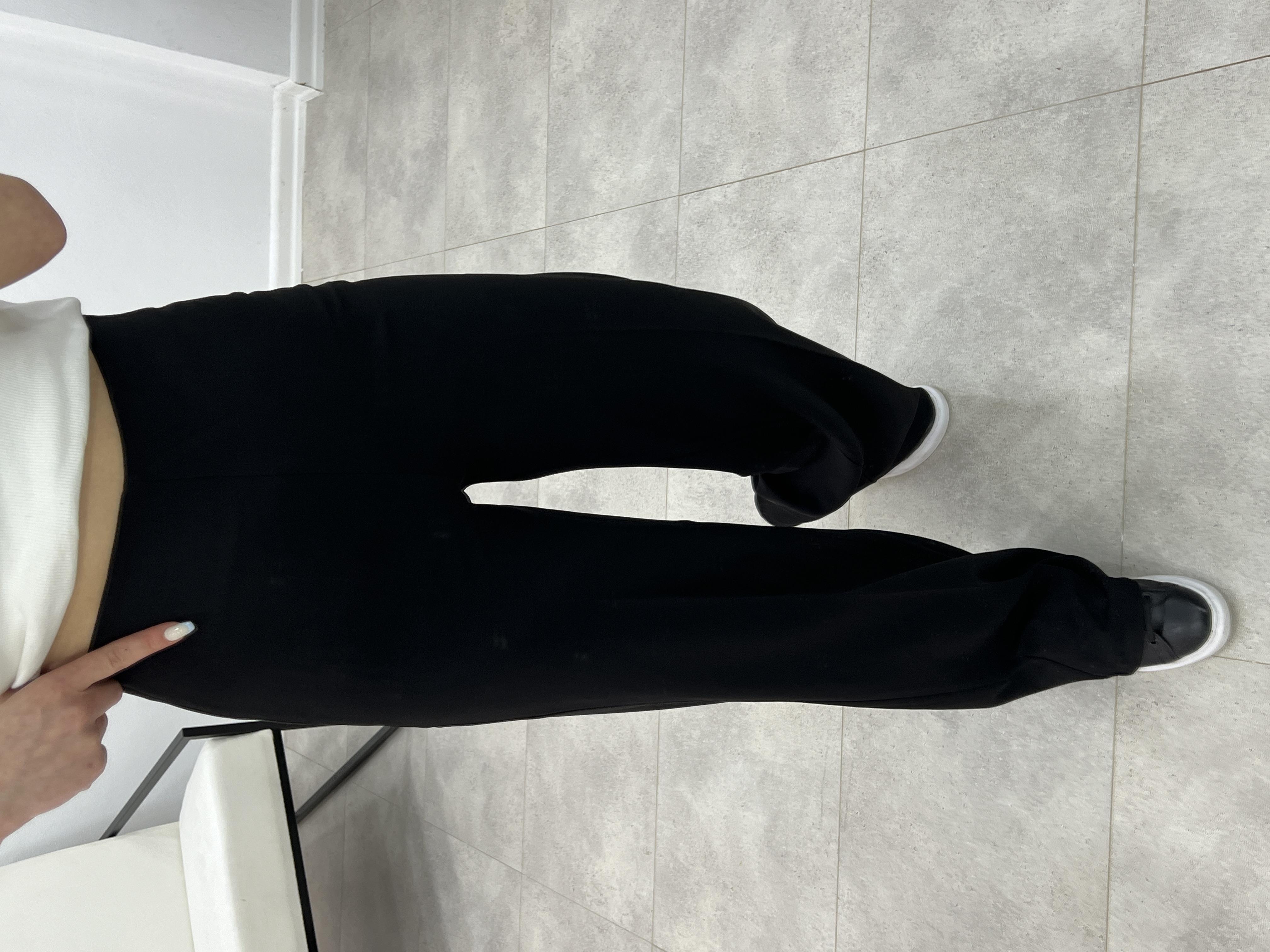Yandan Fermuarli Bol Paça Pantolon