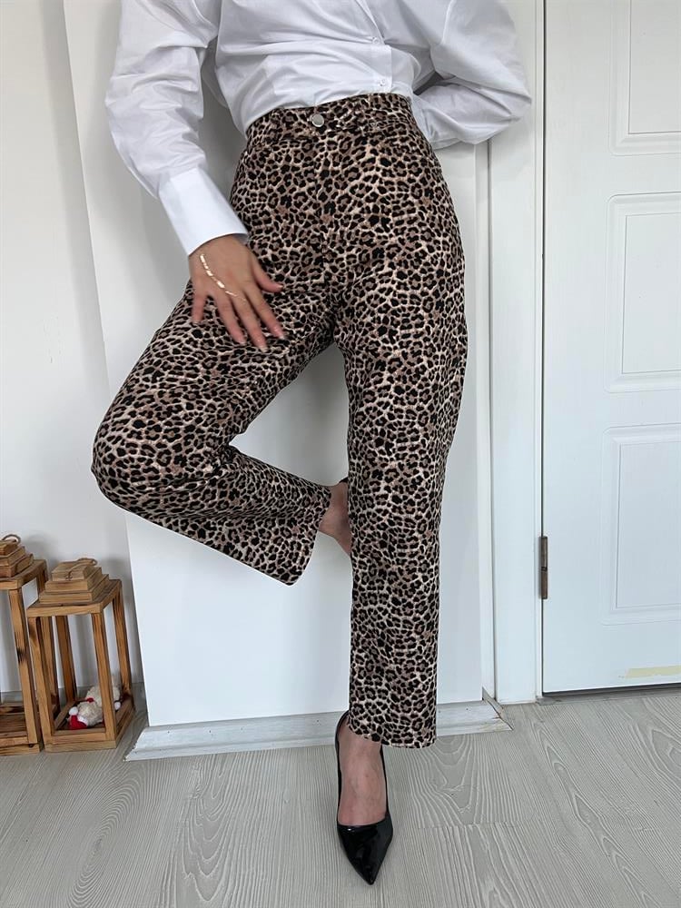 Leopar Desen Li̇krali Mom Jean