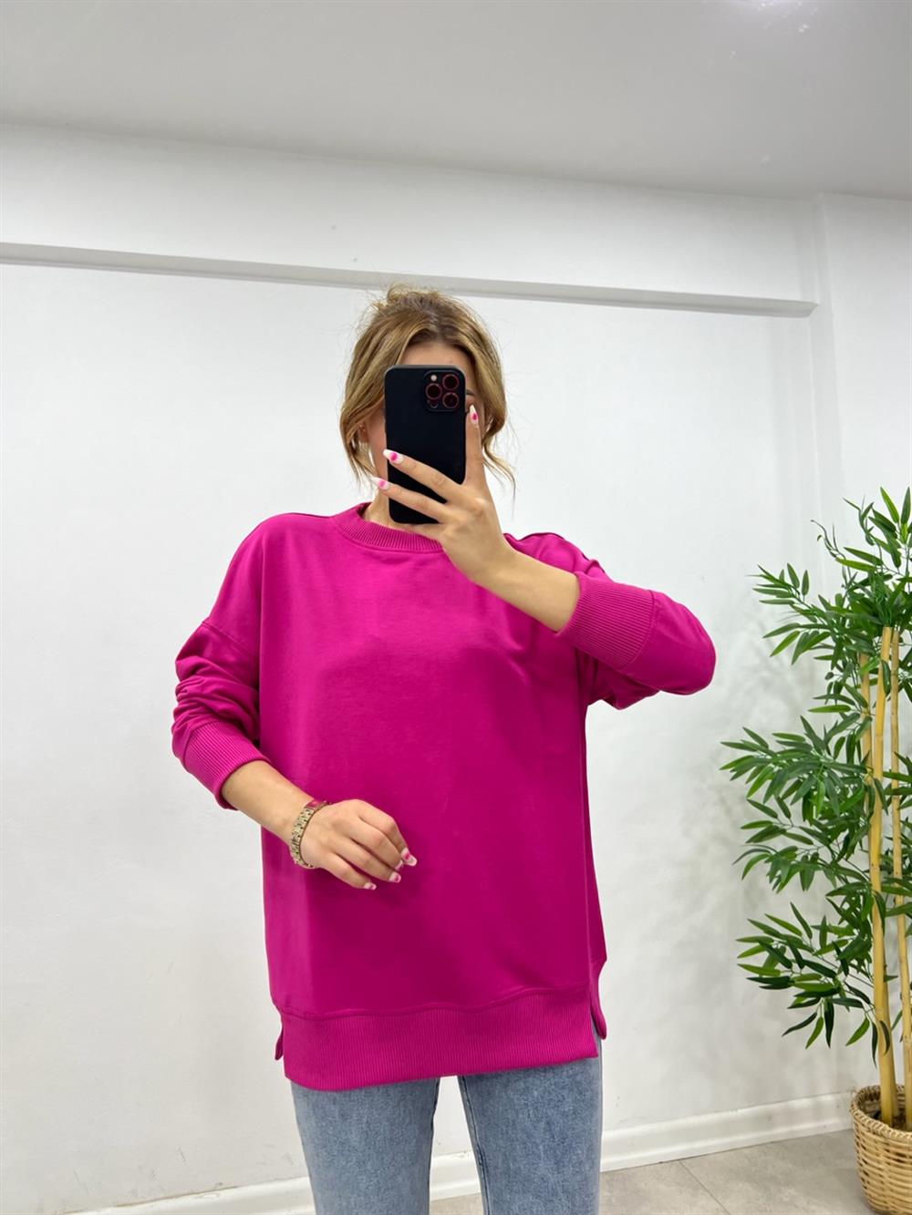 1.Sinif Kali̇te Basi̇c Sweat Pembe