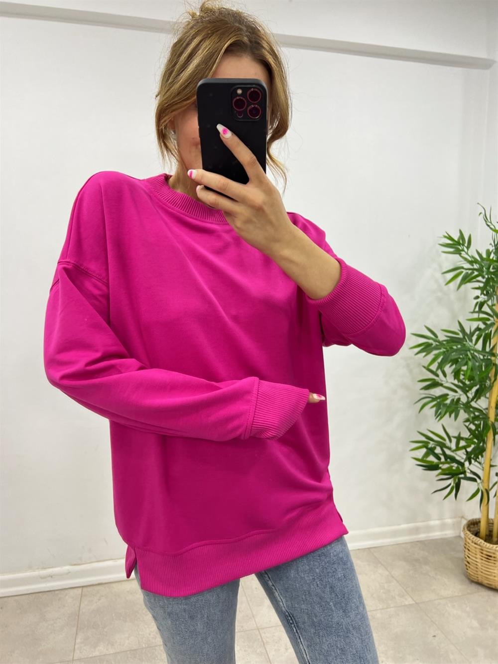 1.Sinif Kali̇te Basi̇c Sweat Pembe