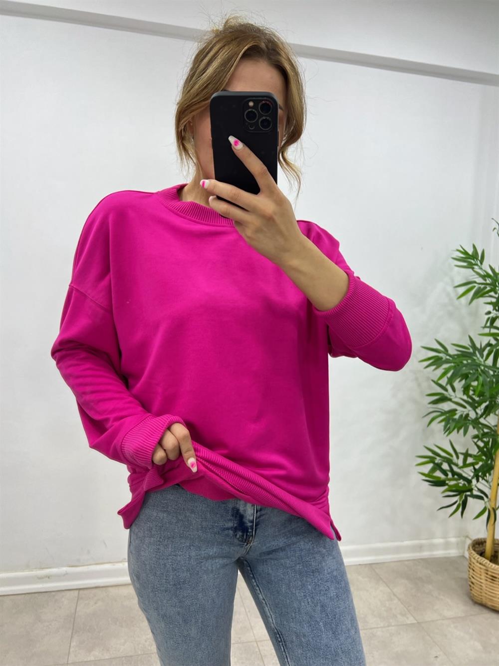 1.Sinif Kali̇te Basi̇c Sweat Pembe