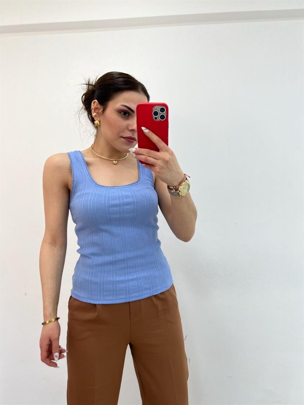 Kalin Askili Atlet Bebe Mavi̇si̇