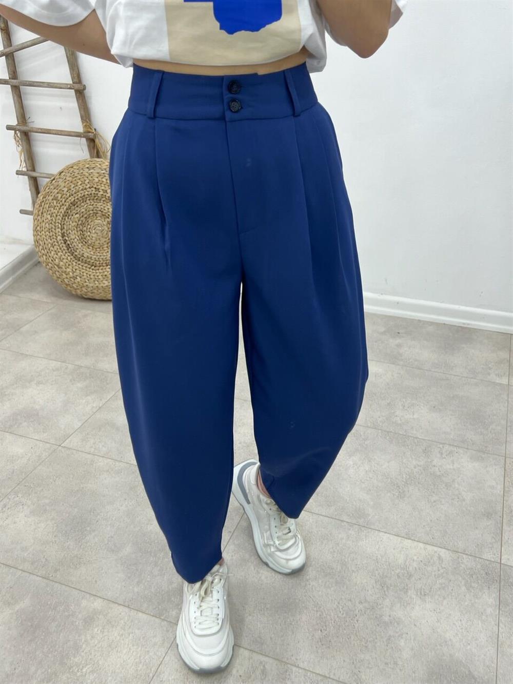 Laci̇vert Havuç Pantolon