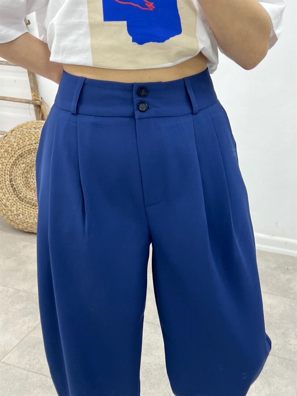 Laci̇vert Havuç Pantolon
