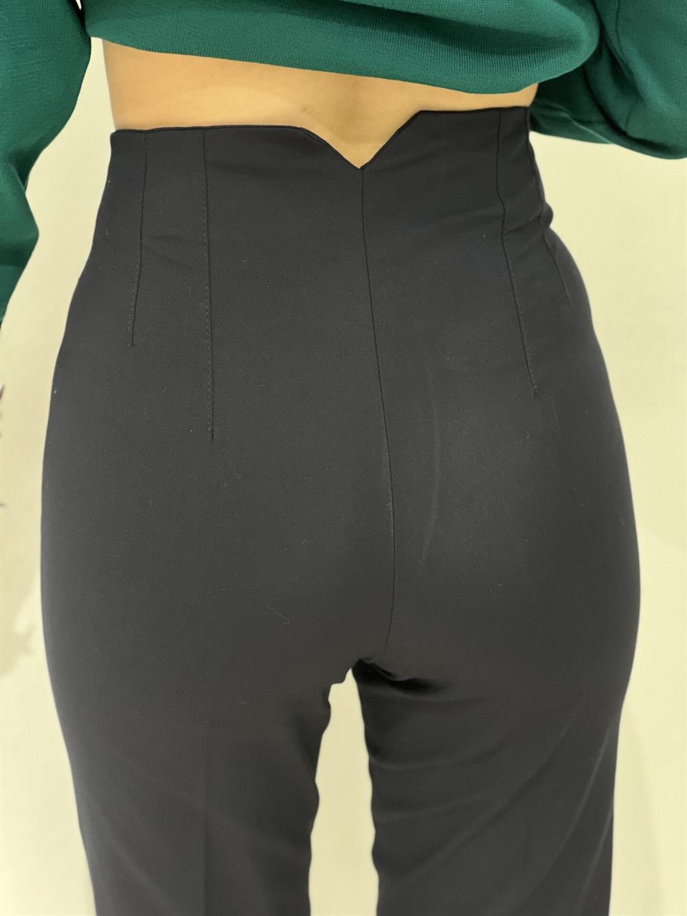 Pensli̇ Kumaş Pantolon Laci̇vert