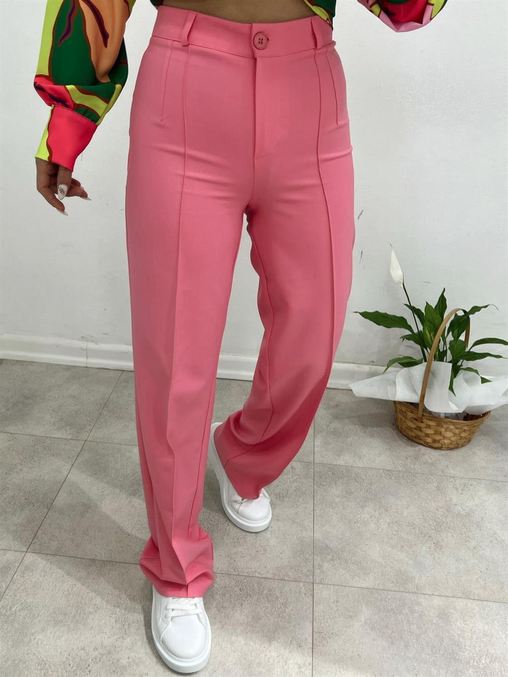 Pembe Palazzo Pantolon