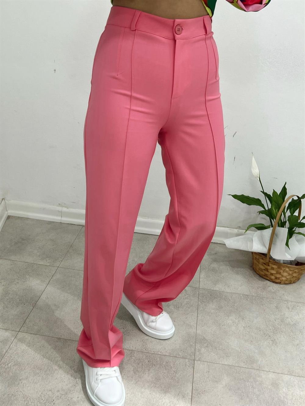 Pembe Palazzo Pantolon
