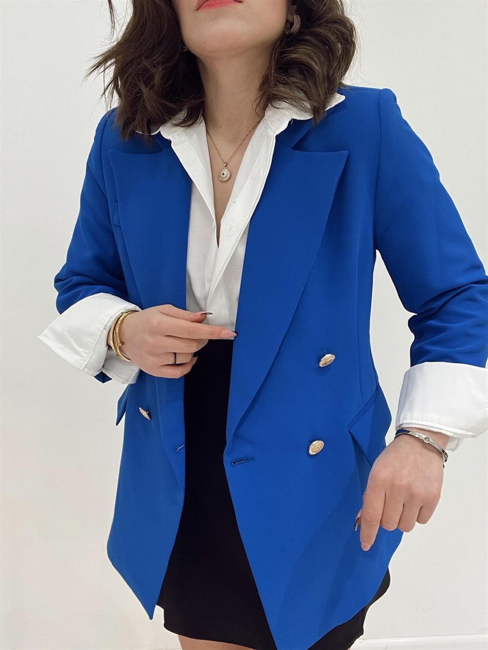 Saks Mavi̇si̇ Blazer Ceket