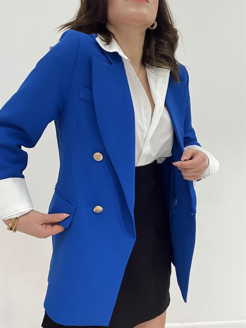 Saks Mavi̇si̇ Blazer Ceket