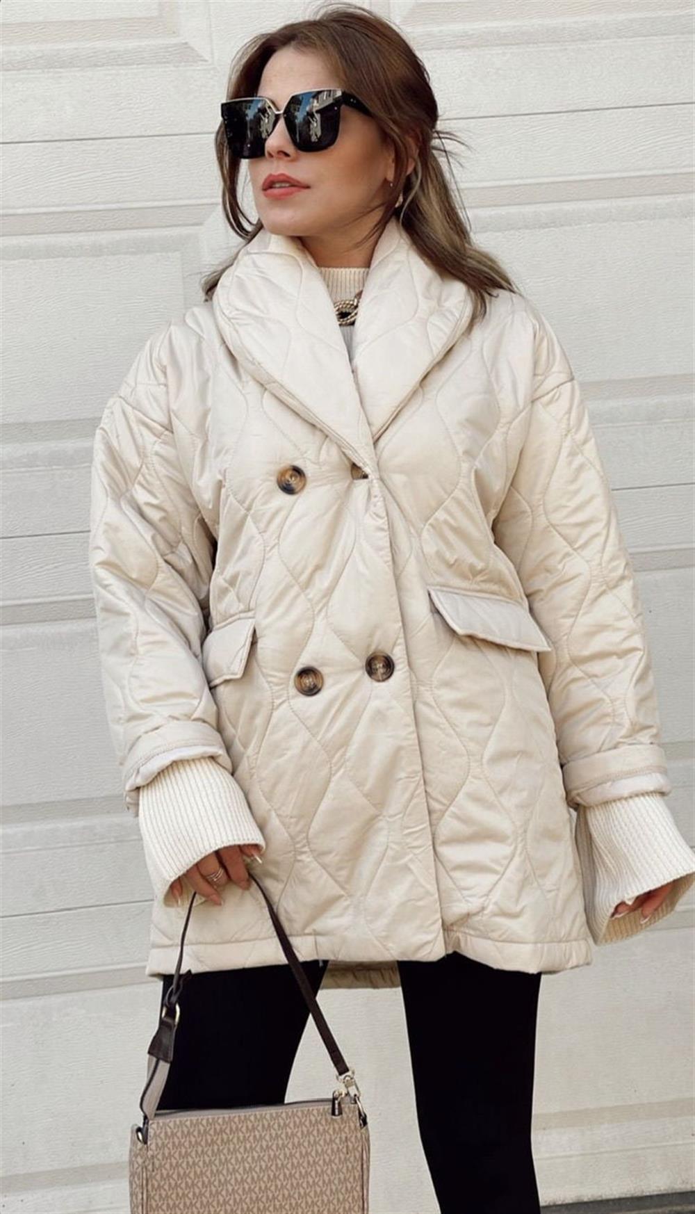 Şal Yaka Kapi̇tone Mont