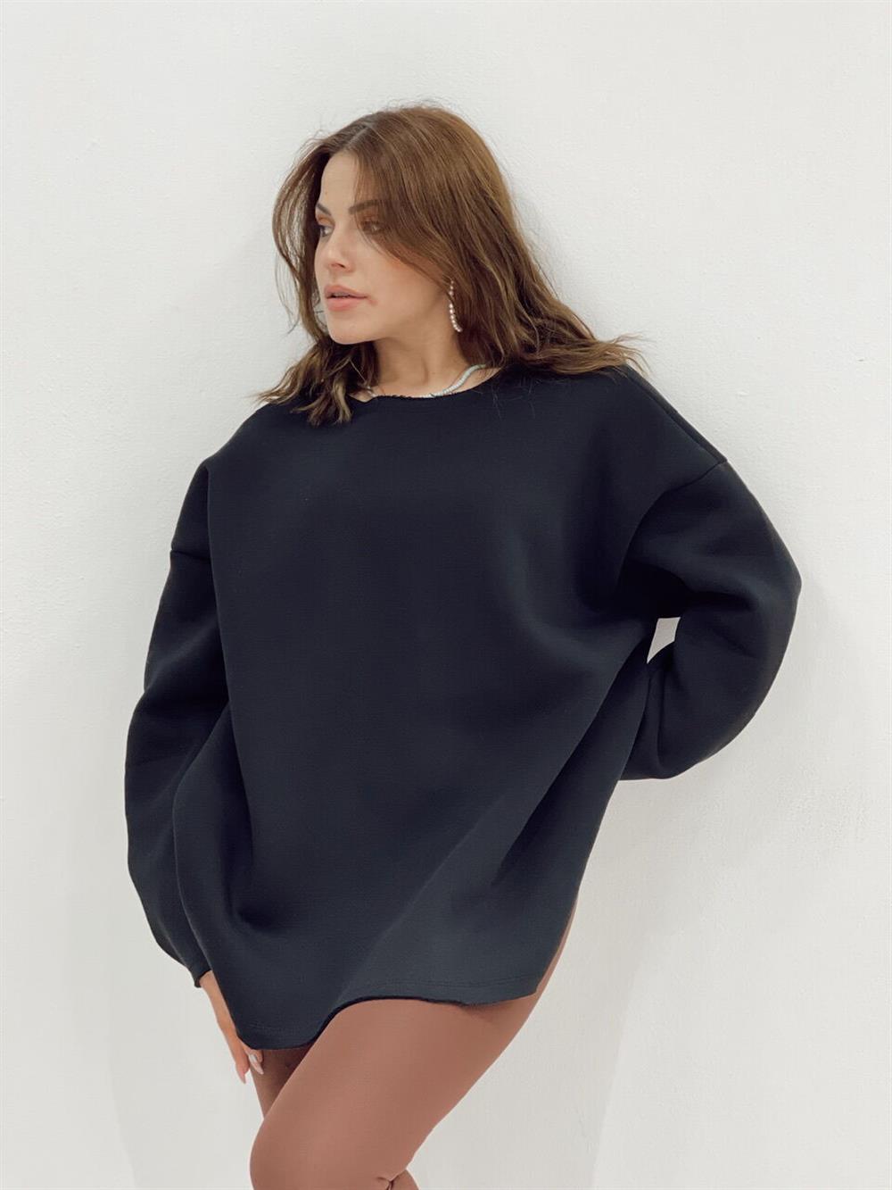 Salaş Si̇yah Sweat