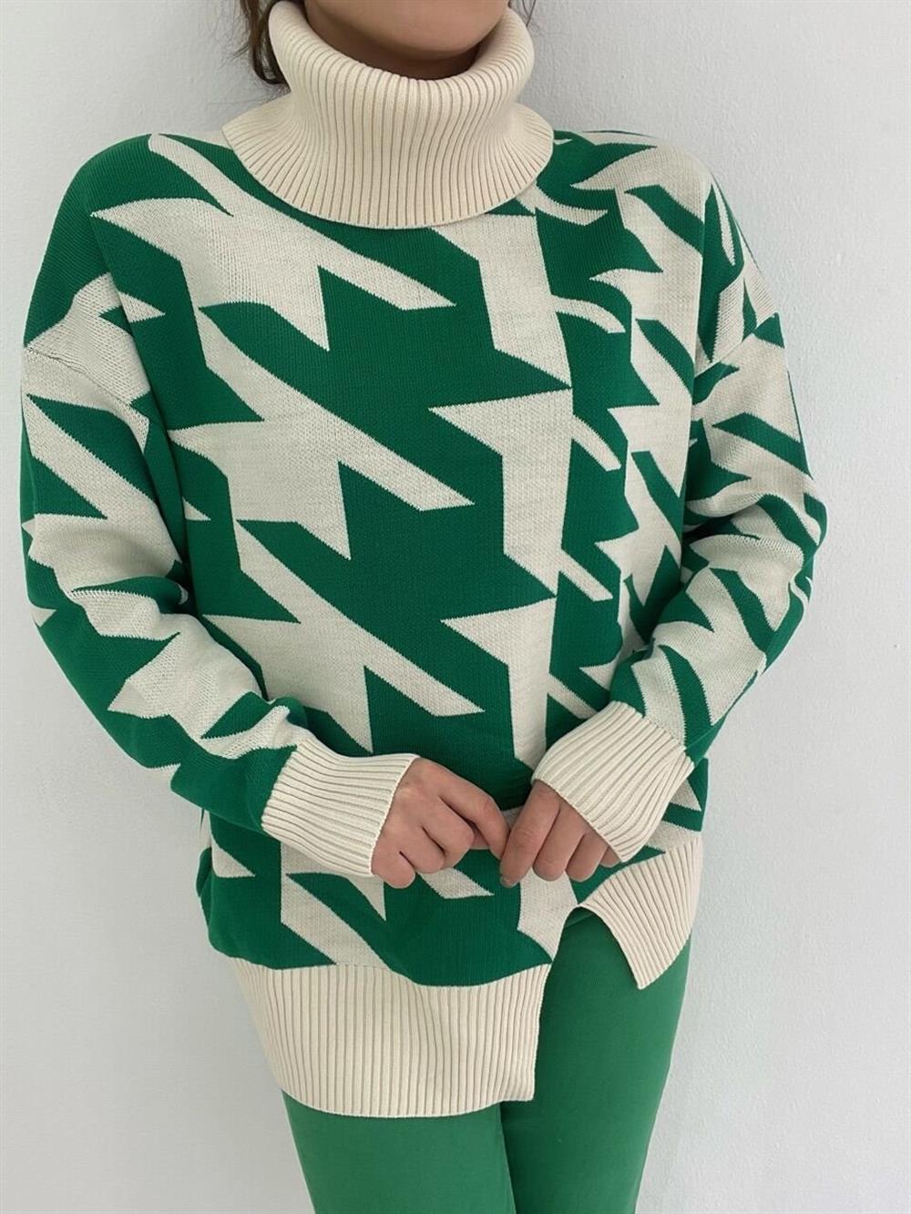 Yeşi̇l Balikçi Yaka Kazak