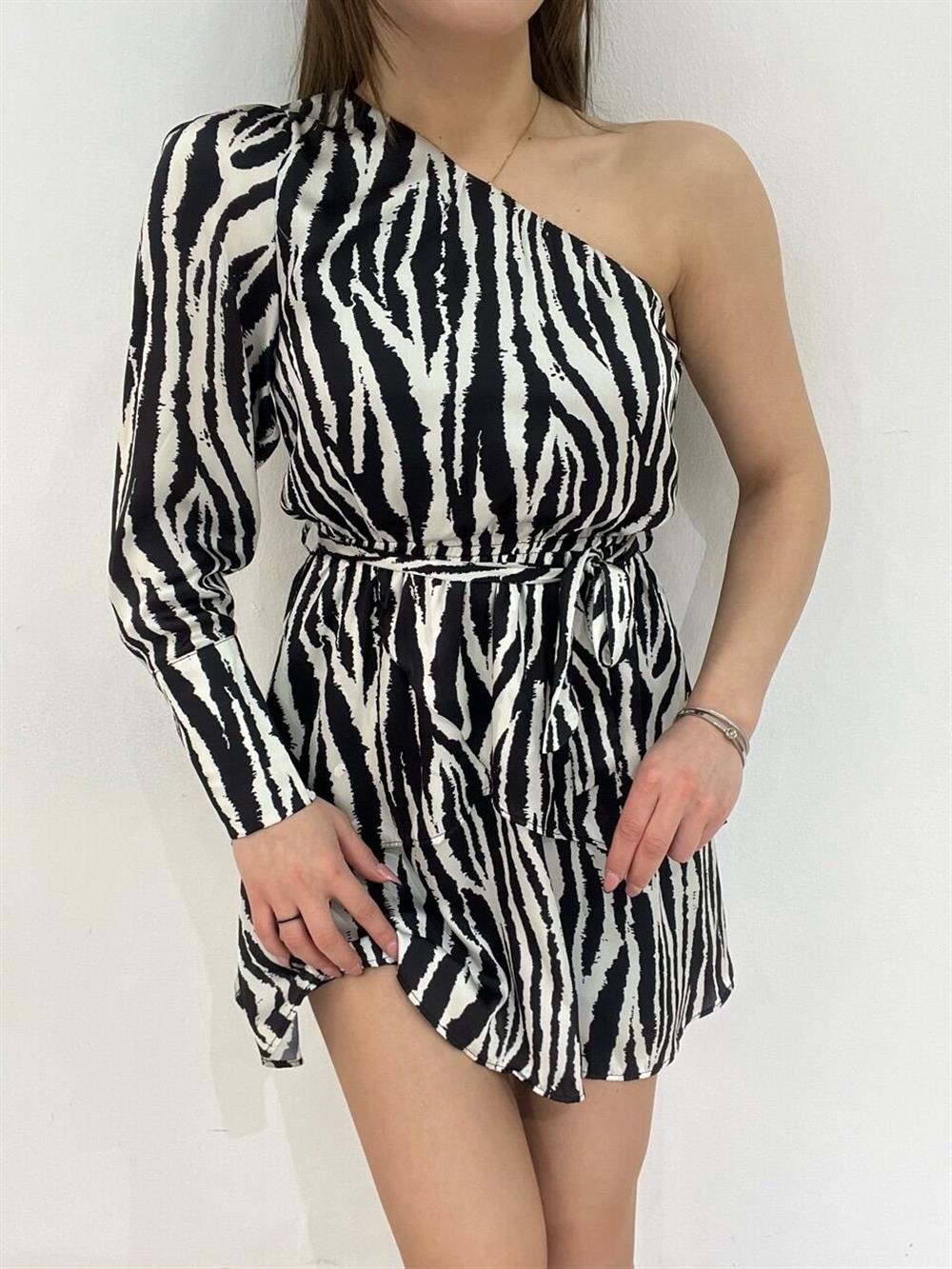Zebra Desen Elbi̇se