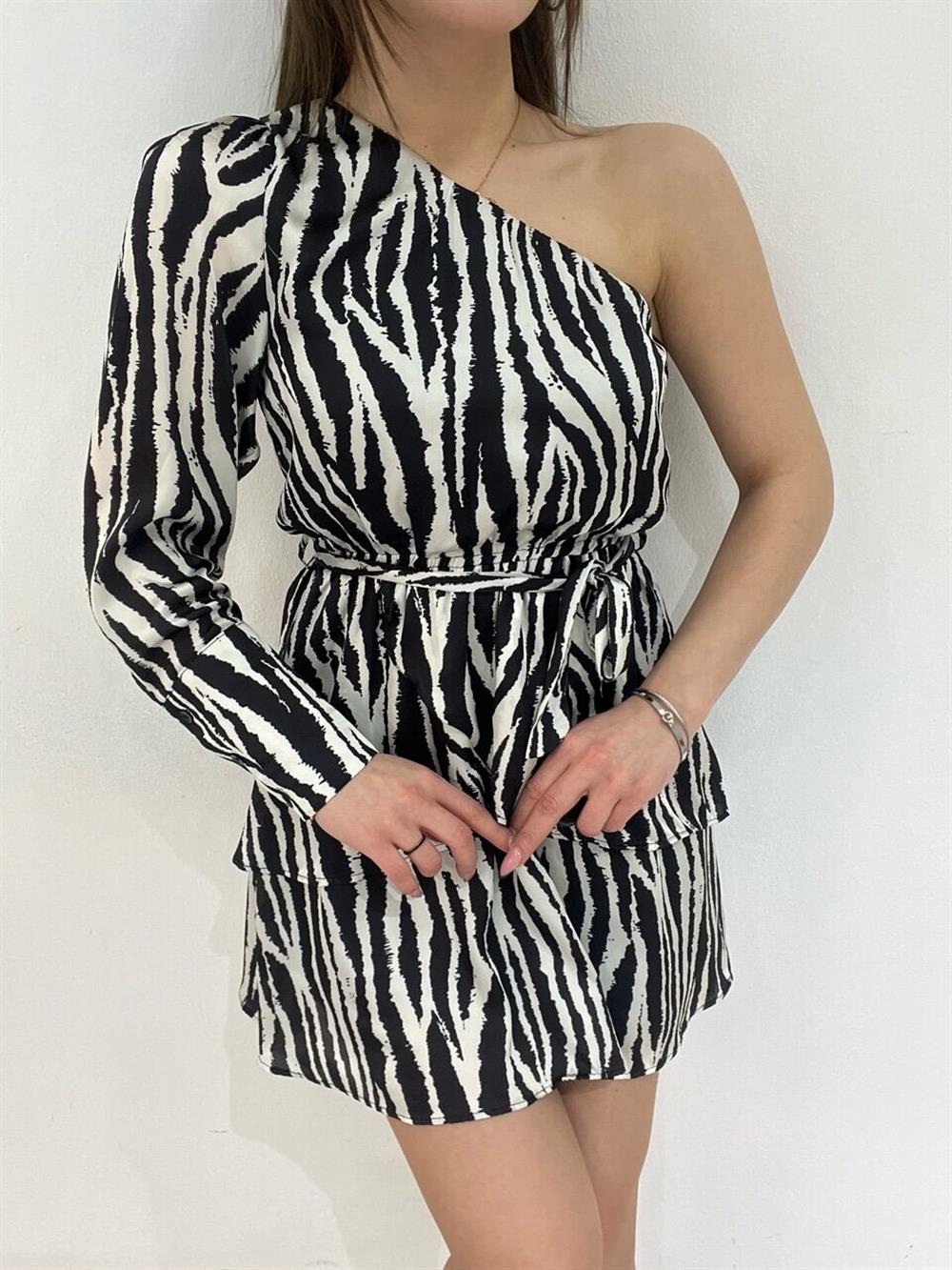Zebra Desen Elbi̇se