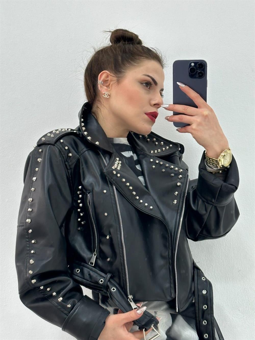 Zimbali Deri̇ Ceket