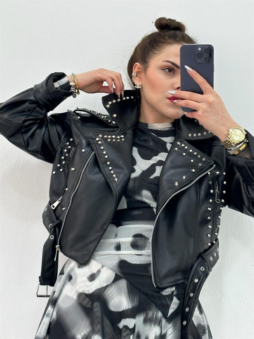 Zimbali Deri̇ Ceket