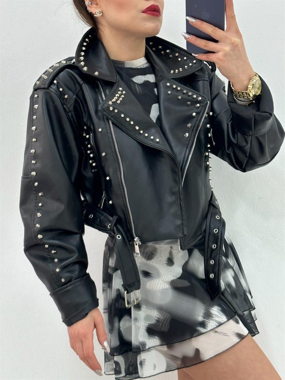 Zimbali Deri̇ Ceket