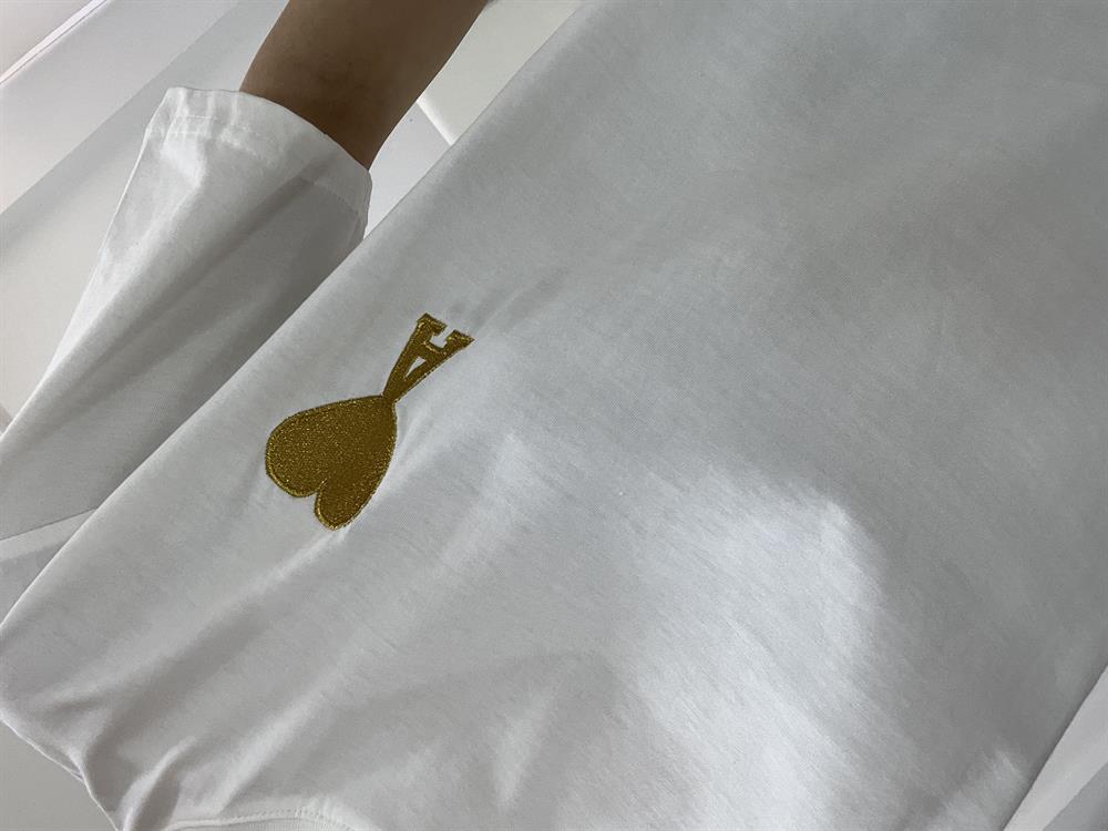 A Gold Yazili Beyaz Tshi̇rt