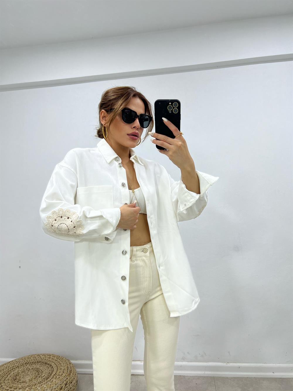 Arkasi Fi̇stolu Ceket