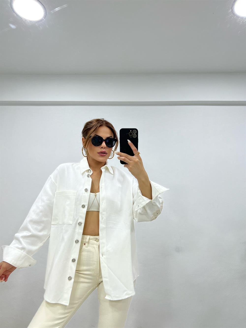 Arkasi Fi̇stolu Ceket