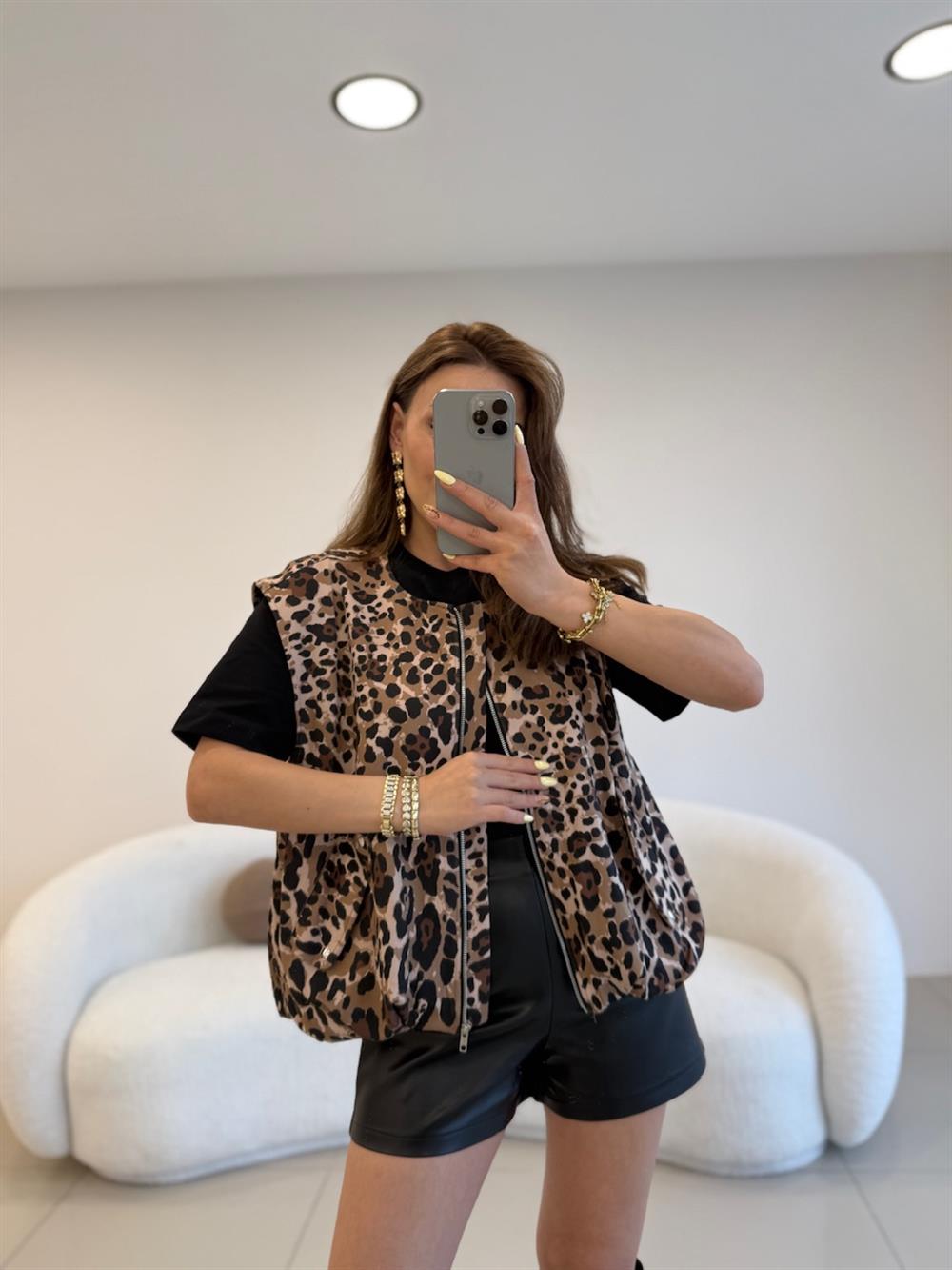 ASTARLI LEOPAR YELEK