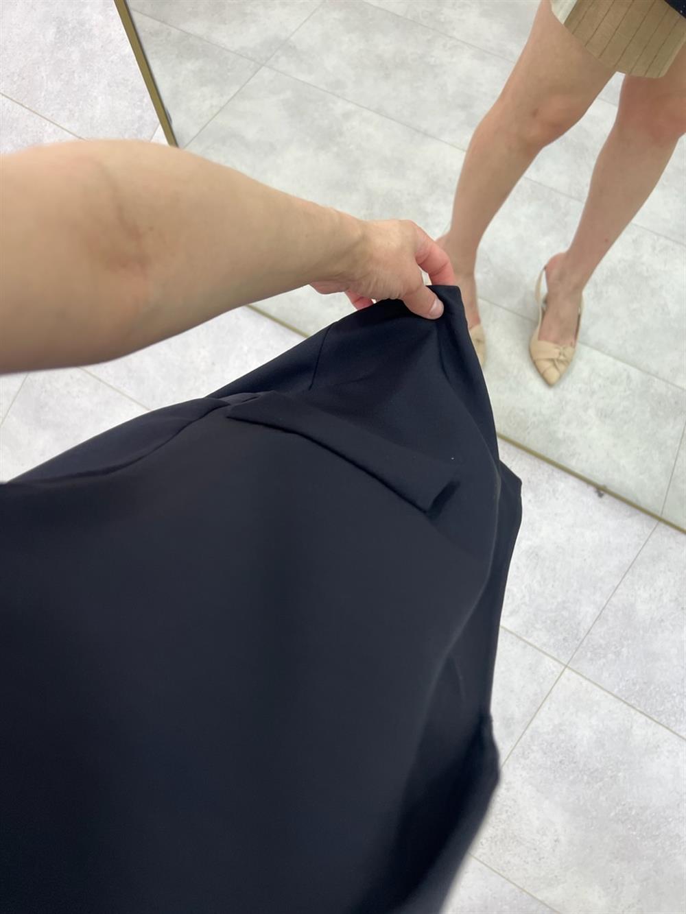 Astarsiz Kumaş Yelek Si̇yah