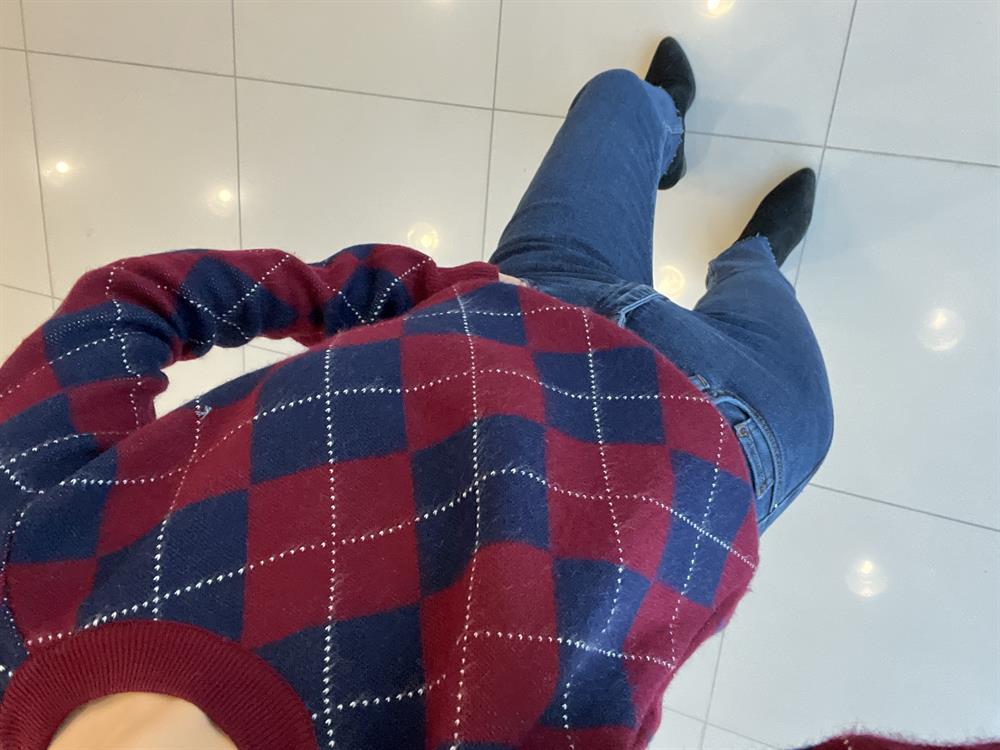 Baklava Desen Kazak Bordo