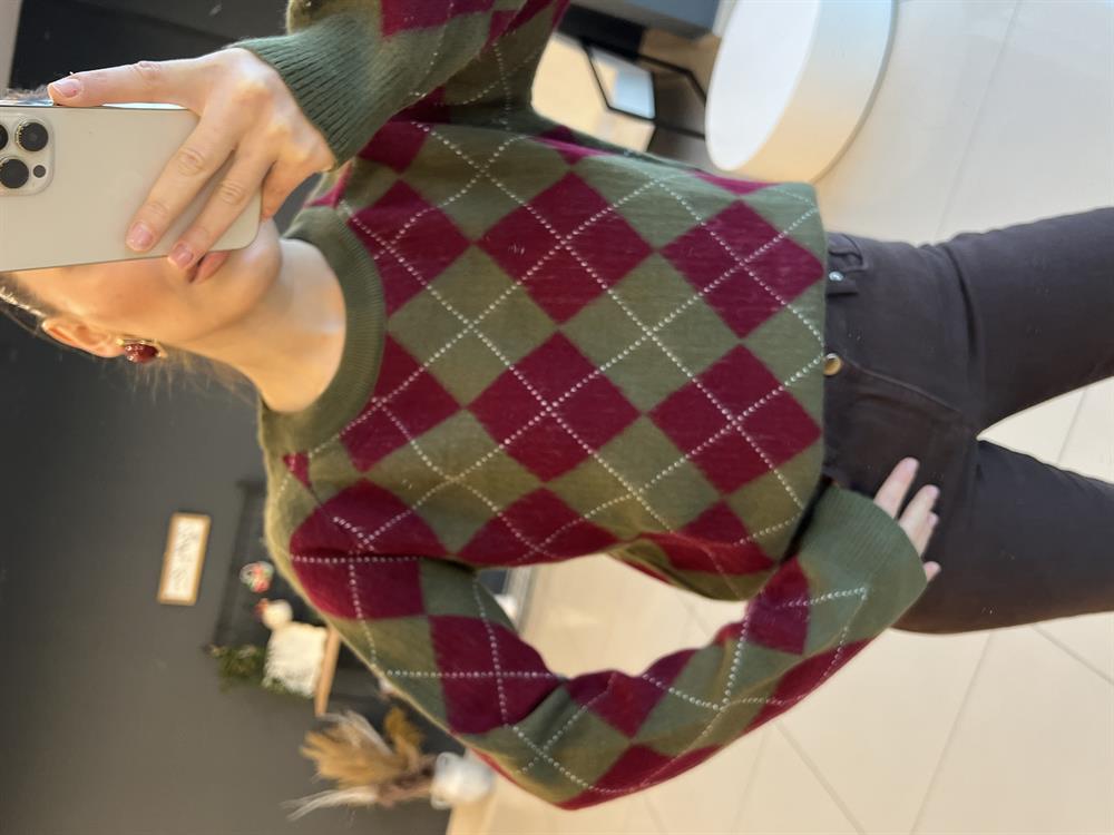 Baklava Desen Kazak Yeşi̇l