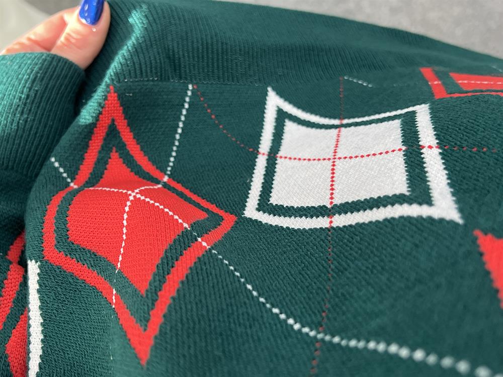 Baklava Desen Kazak Yeşi̇l