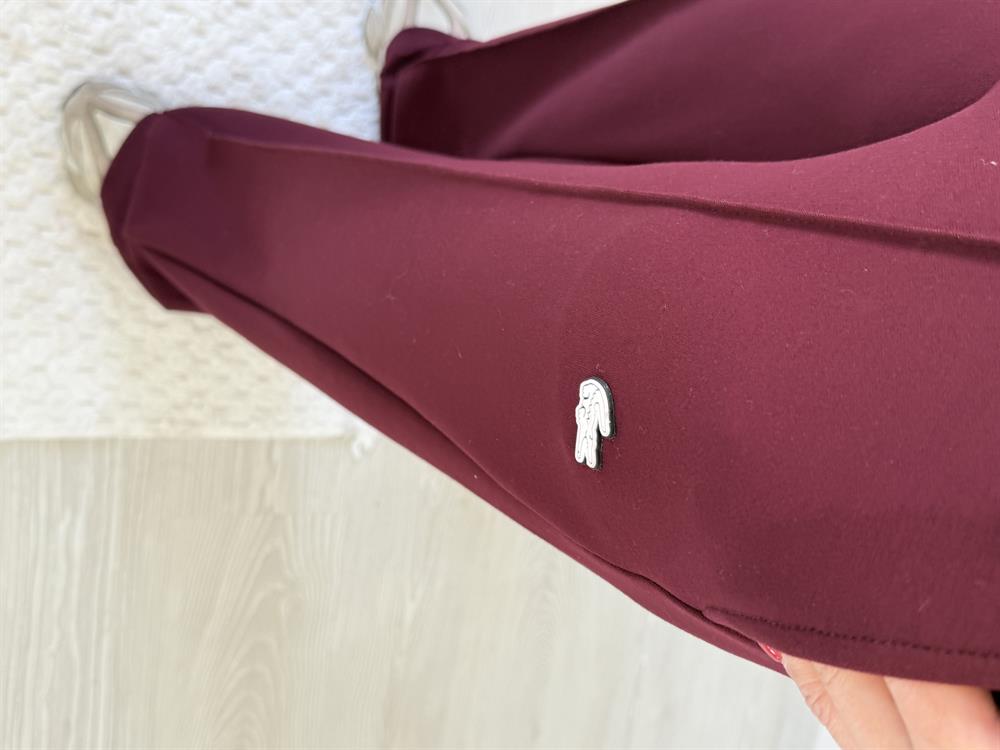 Beli̇ Lasti̇kli̇ Eşofman Alti Bordo